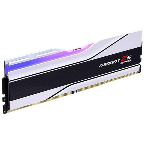 Memoria Trident Z5 Neo RGB 64 GB (2x32 GB) DDR5 6000 MHz CL36 Non-ECC Formato DIMM 288-pin Colore Bianco con RGB - Foto 2