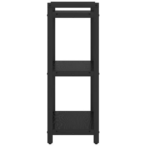 Libreria Rovere nero 40 x 30 x 83 cm Legno multistrato - Foto 6