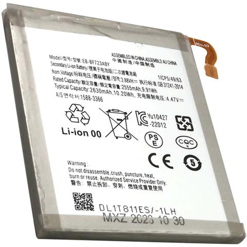 Batteria Per Galaxy Z Flip4 Li-ion 2630mah 3,88 V 10,2 Wh - Foto 1