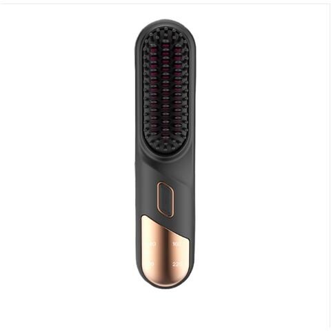 Spazzola Lisciante Portatile Senza Fili Con Tecnologia Ionica Black - Foto 1