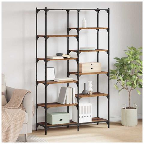 Libreria Legno vecchio 100 x 32 x 170 cm Legno multistrato - Foto 2