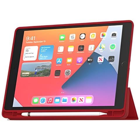 Custodia Per Ipad 11“ 2025 / 10,9” 2022 Modello Slimskin Con Supporto Per Stilo, Rosso - Foto 2