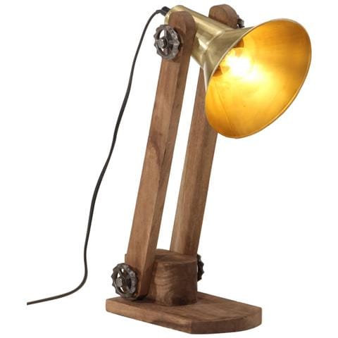 Lampada a Scrivania 25 W Ottone Anticato 23x13x52 cm E27 - Foto 1