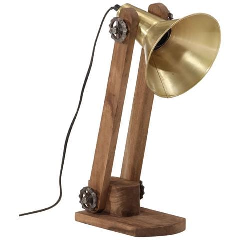 Lampada a Scrivania 25 W Ottone Anticato 23x13x52 cm E27 - Foto 2