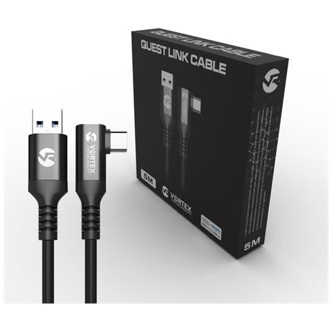 Cavo Vortexvr Oculus Link Da 5 M Da Usb-a A Usb-c | Meta Quest 3 / 3s / 2 | Cavo Pc-vr Ad Alta Velocità Da 5 Gbps - Foto 1