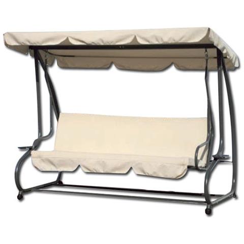 Dondolo in acciaio per esterno da giardino 230x120x170 cm - Foto 9