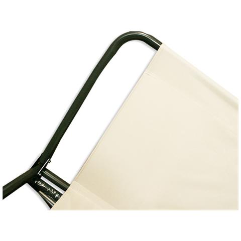 Dondolo in acciaio per esterno da giardino 230x120x170 cm - Foto 2