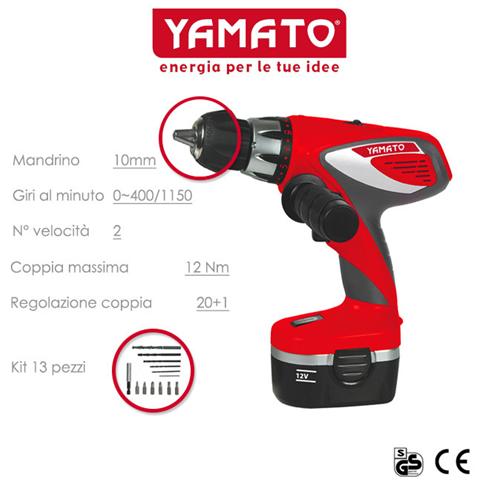Trapano Avvitatore Yamato 12 Vol - Foto 2