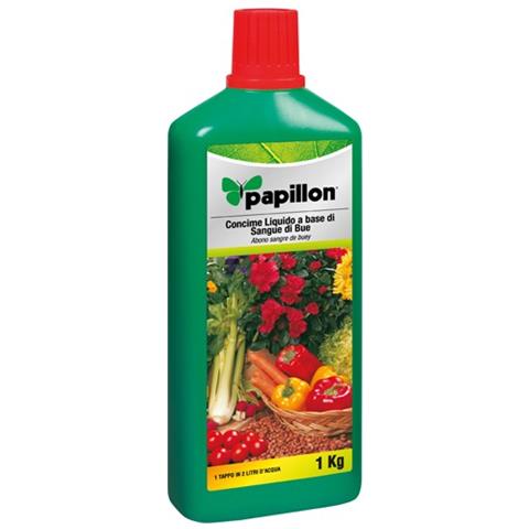 CONCIME LIQUIDO SANGUE DI BUE per piante da fiore e frutta 1 kg PAPILLON - Foto 4