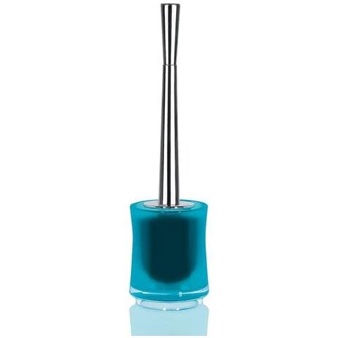 Portascopino Wc Sydney Ibiza Love Ø 100 X H. 380 Mm Azzurro Finitura Lucida Effetto Vetro - Sydney-acryl 10.17782 - Foto 1