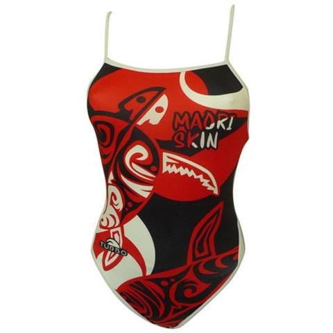 Costumi Bambina Maori Skin Tattoo Thin Strap Costumi Junior 7-8 Years - Foto 1