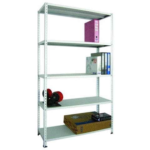 Scaffale Securkit 'pro-metal' - 100x40 Aste Est. Mt. 2 Grigio 4 10 - Foto 1