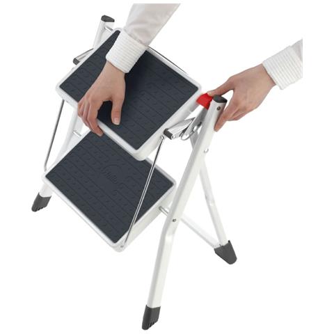 Scaletta a 2 Gradini Mini 45 cm Acciaio 4310-001 - Foto 2