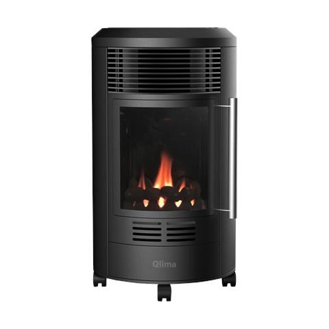 GH8034 Stufa a Gas Potenza 3400 Watt 110 m3 Riscaldabili Colore Nero - Foto 1
