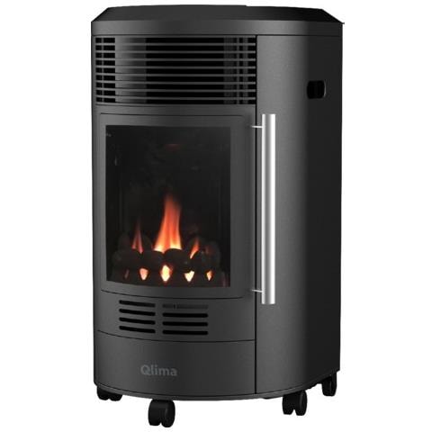 GH8034 Stufa a Gas Potenza 3400 Watt 110 m3 Riscaldabili Colore Nero - Foto 2