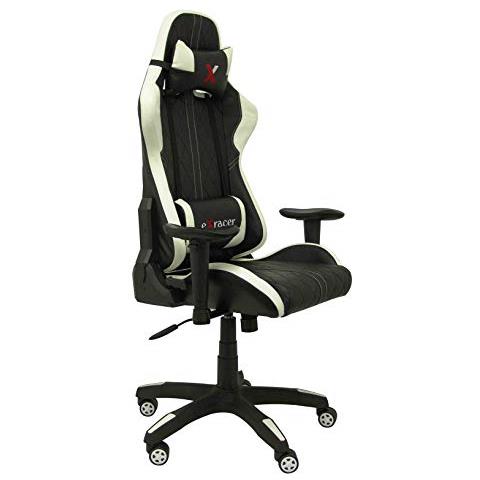 Sedia Gaming Paraiso Similpelle Nero Ufficio, Taglia Unica - Foto 1