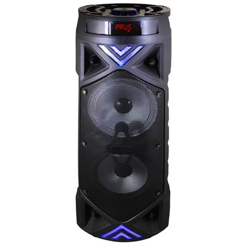2x 15.24 Cm (6"") , 20w Rms, Bluetooth, Tf / sd, Usb, Aux, Luci Led, Nero - Foto 1