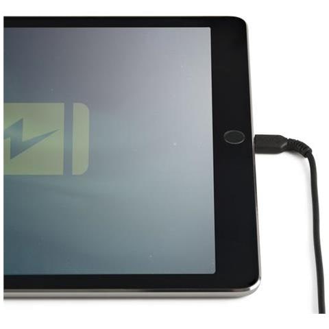 Cavo da USB-A a Lightning da 15cm nero - Robusto e resistente cavo di alimentazione /sincronizzazione in fibra aramidica da USB tipo A da Lightning - Certificato Apple Mfi per iPad /iPhone 12 - Foto 7
