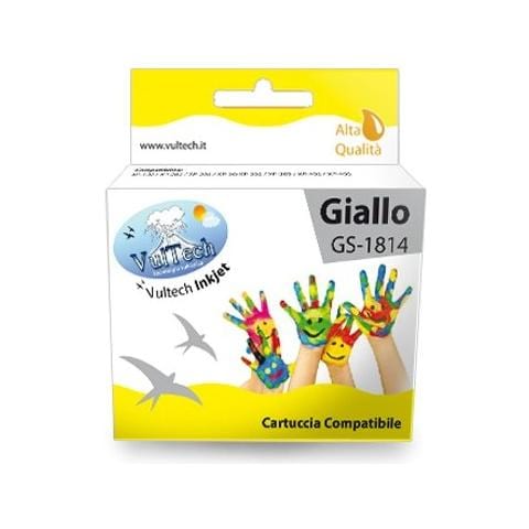 GS-1814, Giallo, HP, XP30, XP102, XP202, XP205, XP212, XP215, XP302, XP305, XP312, XP315, XP402, XP405WHITE, XP412, CE, RoHS, Ad inchiostro, Scatola - Foto 1