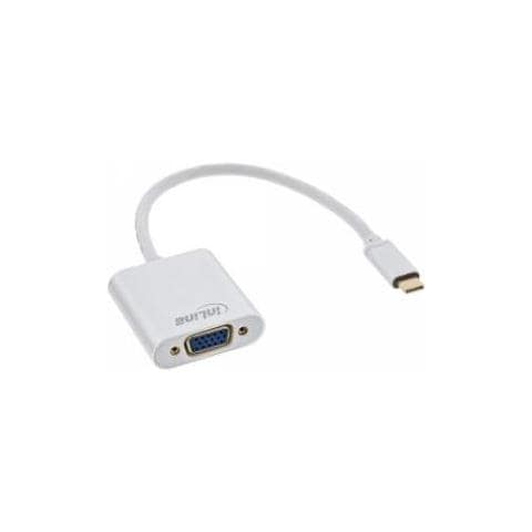 Convertitore Video Usb Type-c Maschio A Vga Femmina, Silver, 0,2 M - Foto 1