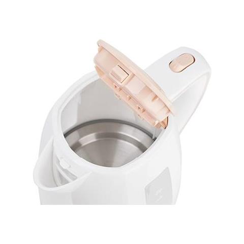 Bollitore Ad 1264 Standard, 2200 W, 1,7 L, Plastica, Bianco, Base Girevole A 360° - Foto 2