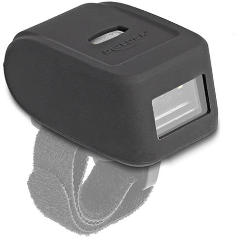 DeLOCK Coperchio di protezione per scanner anulare 90508, Custodia, Nero, Silicone, DeLOCK, Ring Barcode Scanner 90508, 33 mm - Foto 2