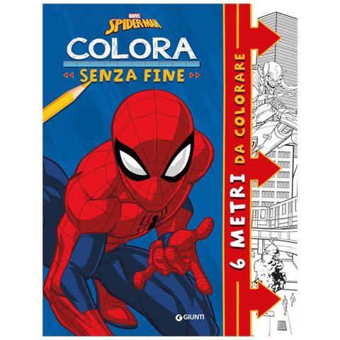 Walt Disney - Spiderman. Colora Senza Fine 6 Metri Da Colorare. Super Album. Ediz. Illustrata - Foto 2