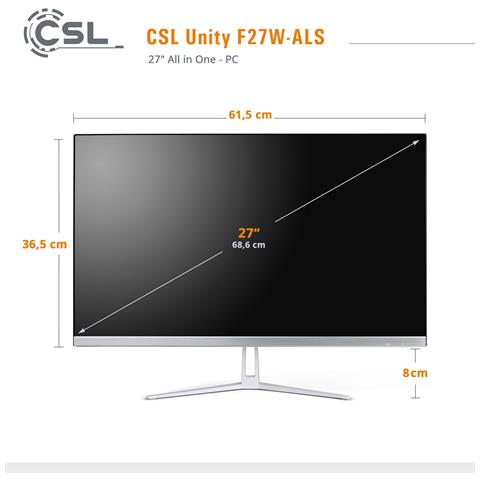 Unity F27w-als / 512 Gb / 8 Gb Ram / Win 11 Pro - Foto 2