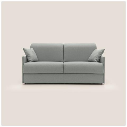 Evans Divano letto matrimoniale in tessuto impermeabile T13 169 cm (mat. 140x197) grigio - Foto 3