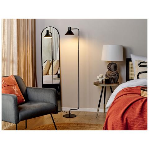 Lampada Da Pavimento Rimava Regolabile Metallo Nero - Foto 1