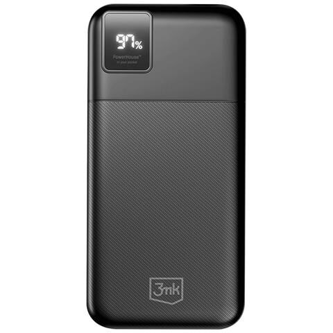 Powerbank 20000mah 2x Usb E 1x Usb-c Indicatore A Led, Nero - Foto 5