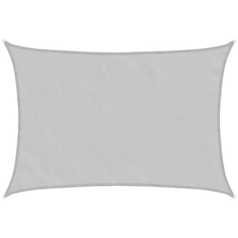 Vela Parasole Grigio Chiaro 6x4 M 100% Poliestere Oxford - Foto 2