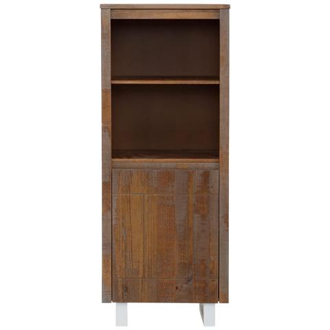 Lagos Libreria Con 1 Anta E 2 Scomparti In Pino Marrone - Foto 2