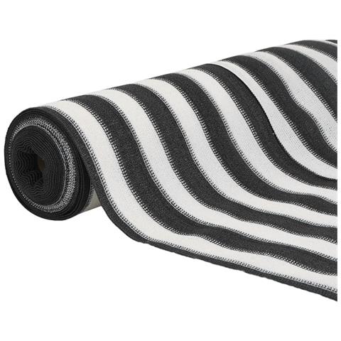 Rete Per Privacy Antracite E Bianca 1,2x50 M In Hdpe 75 G /m - Foto 3