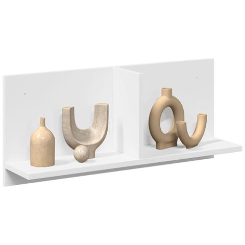 Mobile A Parete 70x16,5x30 Cm Bianco In Legno Multistrato - Foto 1
