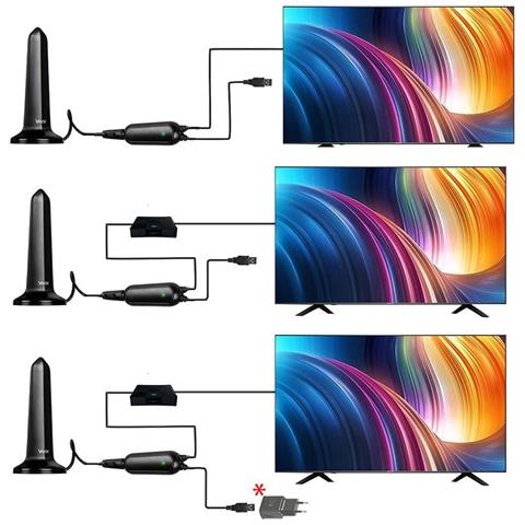 Antenna Da Camera Per Ricezione Tv Terrestre Dvb-t /t2 Va0127 - Foto 2