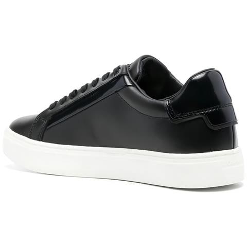 Cupsole Lace Up Trainers Sneakers Pelle Scarpe Donna Nero Eu 36, Hw0hw01353 Beh - Foto 3