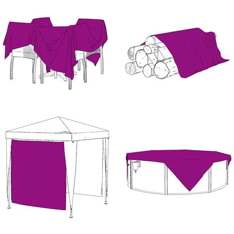 Telone Trasparente con Occhielli 2x5 m in PVC - Foto 2