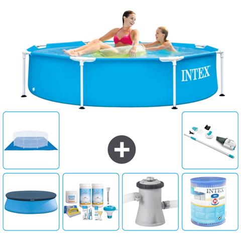 Piscina Fuori Terra - In Giro - 244x51 Cm - Blu - Include Accessori Coordinati A1453 - Foto 1