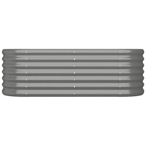 Letto Giardino Acciaio Verniciato A Polvere 114x40x36 Cm Grigio - Foto 2