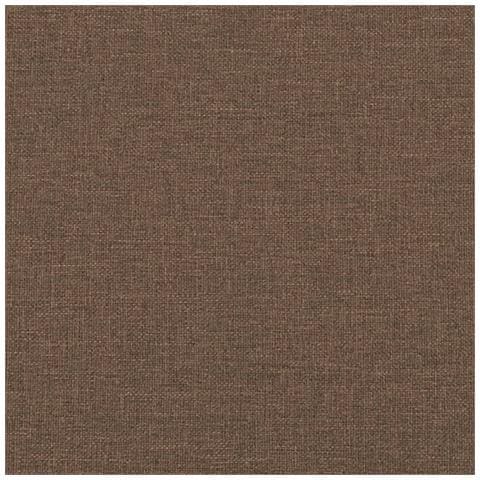 Set di Divani 4 pz con Cuscini Marrone in Tessuto - Foto 9