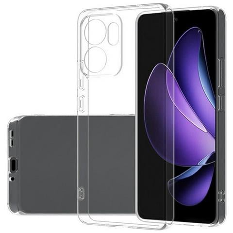 Ultra Slim Custodia Tpu Silicone 0,3mm Cover Case Per Oppo Reno13 Fs 5g Trasparente - Foto 1