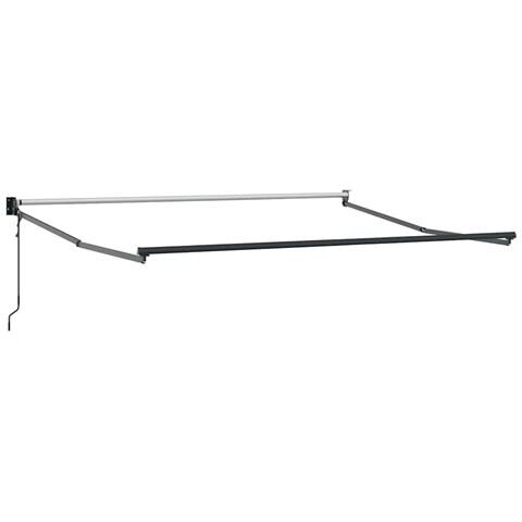 Tenda da Sole Antracite 3,5 x 2,5 m Metallo - Foto 1