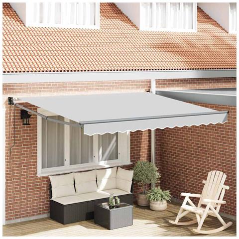 Tenda da Sole Antracite 3,5 x 2,5 m Metallo - Foto 2