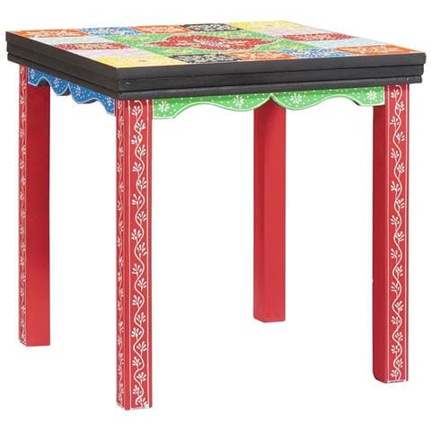 Tavolo Nesting Marrone 50 x 50 x 50 cm Legno massello di mango - Foto 1