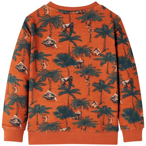 Felpa da Bambino Ruggine Chiaro 116 - Foto 2