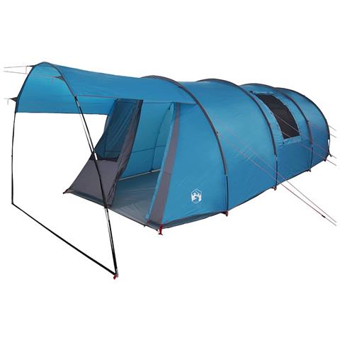 Tenda a tunnel con tetto Blu e Grigio 740 x 370 x 220 cm - Foto 1