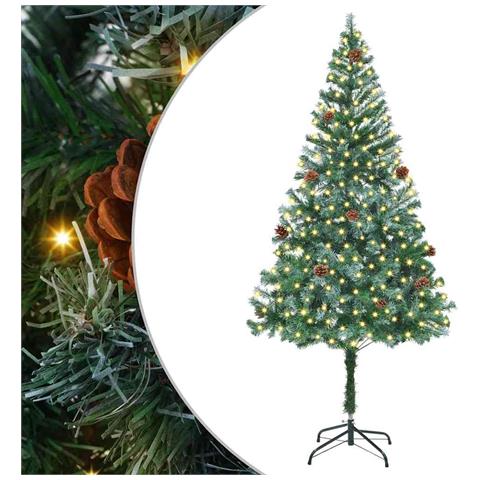 Albero di Natale artificiale Verde 180 cm PVC e Acciaio - Foto 1