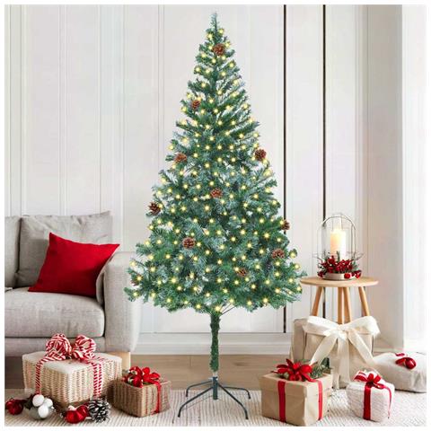 Albero di Natale artificiale Verde 180 cm PVC e Acciaio - Foto 2