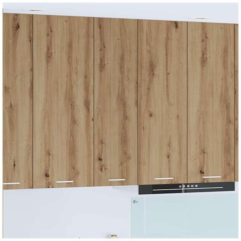 Armadio pensile Riga Rovere artigianale 30 x 31 x 100 cm - Foto 2